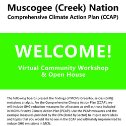 Muscogee (Creek) Nation (MCN) Virtual Community Workshop & Open House thumbnail icon